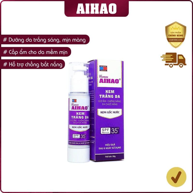  Kem AIHAO Trắng Da Giữ Ẩm - Chống Nắng Đa Chức Năng  50g  