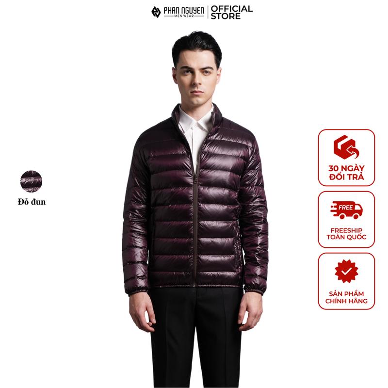 Áo khoác phao nam Phan Nguyễn, chất liệu phao lông vũ cao cấp, siêu nhẹ, giữ ấm tốt, form ôm AKD.272