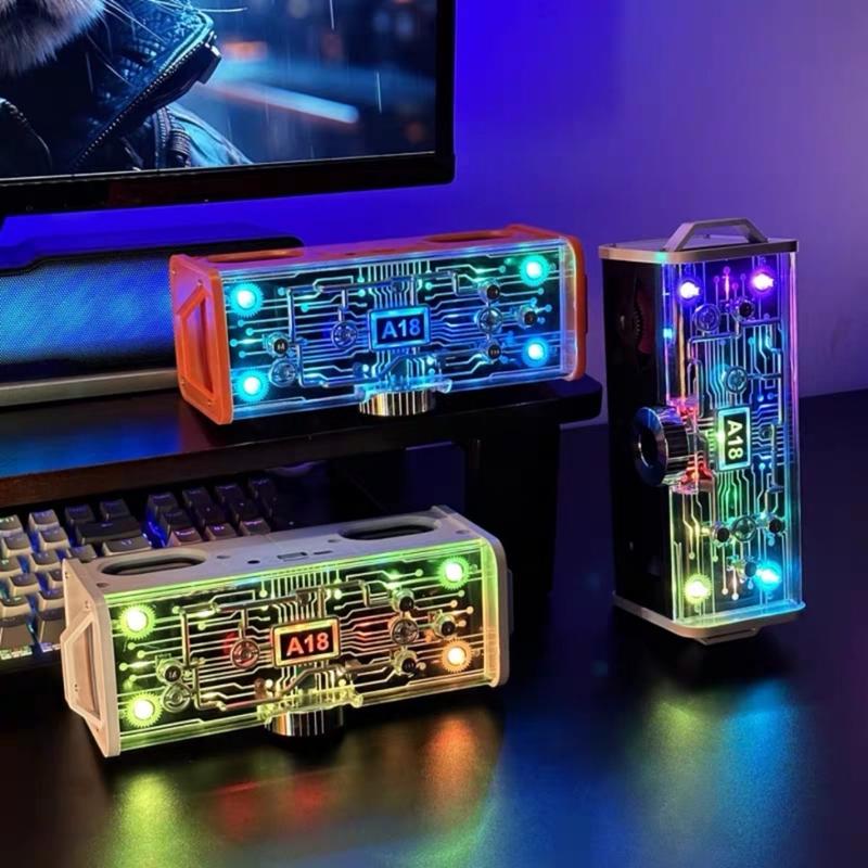 Loa bluetooth 1997 HM - A18 mới led công nghệ tương lai loa to đẹp âm thanh chất trang trí decor phòng Củ Loa Nghe Nhạc