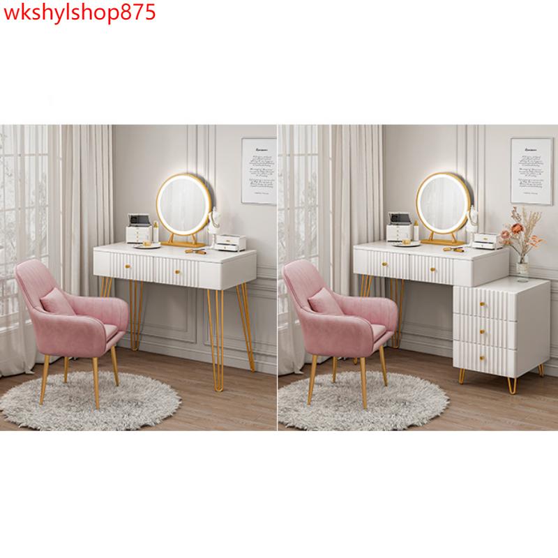 Product Introduction of wkshylshop875 ปัจจุบัน โต๊ะเครื่องแป้ง โต๊ะแต่งหน้า โต๊ะเครื่องแป้งพร้อมตู้เก็บของด้านข้าง รุ่น G-2232 0