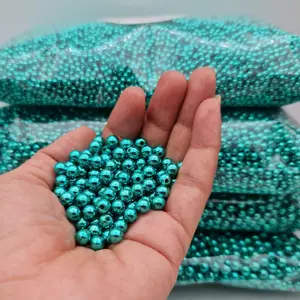 MUTIARA METALIK JEPANG SUPER mutiara jahit 4mm  per10gram