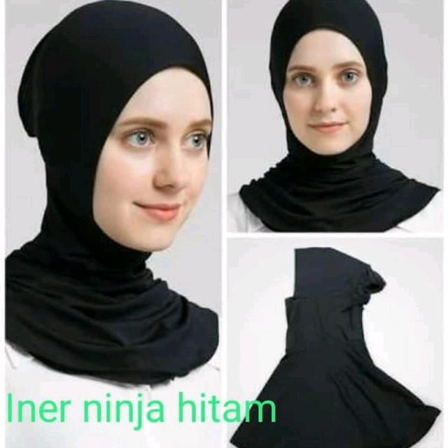 Ciput Ninja Resleting Premium Antem Adem Basic Malay Santai Jilbab 2