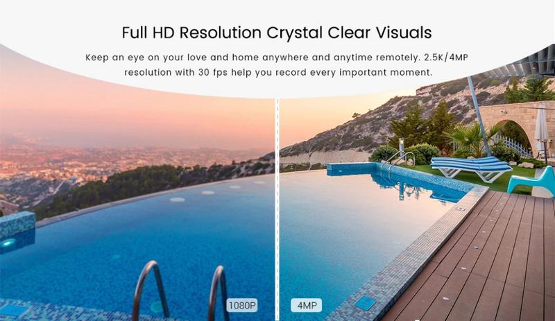 Product Introduction of VIMTAG Mini Camera WIFI 4MP 2-Way Audio Color Night Vision 8X Zoom Auto Alarm Waterproof Outdoor Security Camera IP Surveillance 22