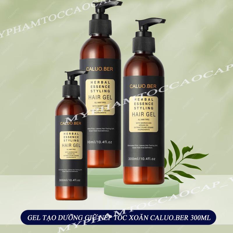   Mẫu mới 2023  Gel Dưỡng Tóc Xoăn Tạo Kiểu Caluo.ber Herbal Spa Essence Styling Hair Gel 300ml 