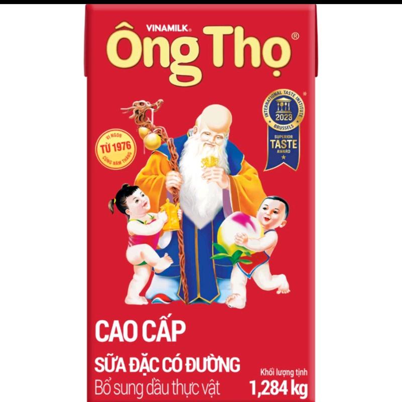 Sữa đặc có đường Ông Thọ đỏ Hộp giấy 1284g