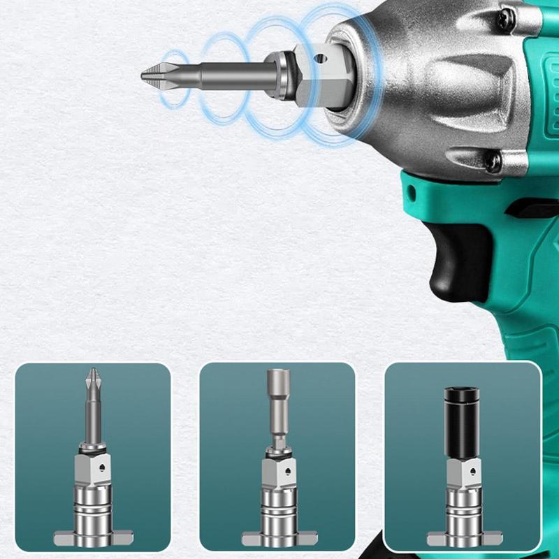 Product Introduction of Electric Wrench Conversion Head Drill Bit Square Axis Head Modified Conversion Axis Multi Head X8M1 29