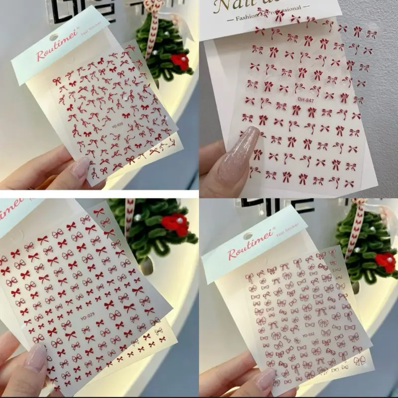 Stick nơ 3d hotter-phụ kiện trang trí nail