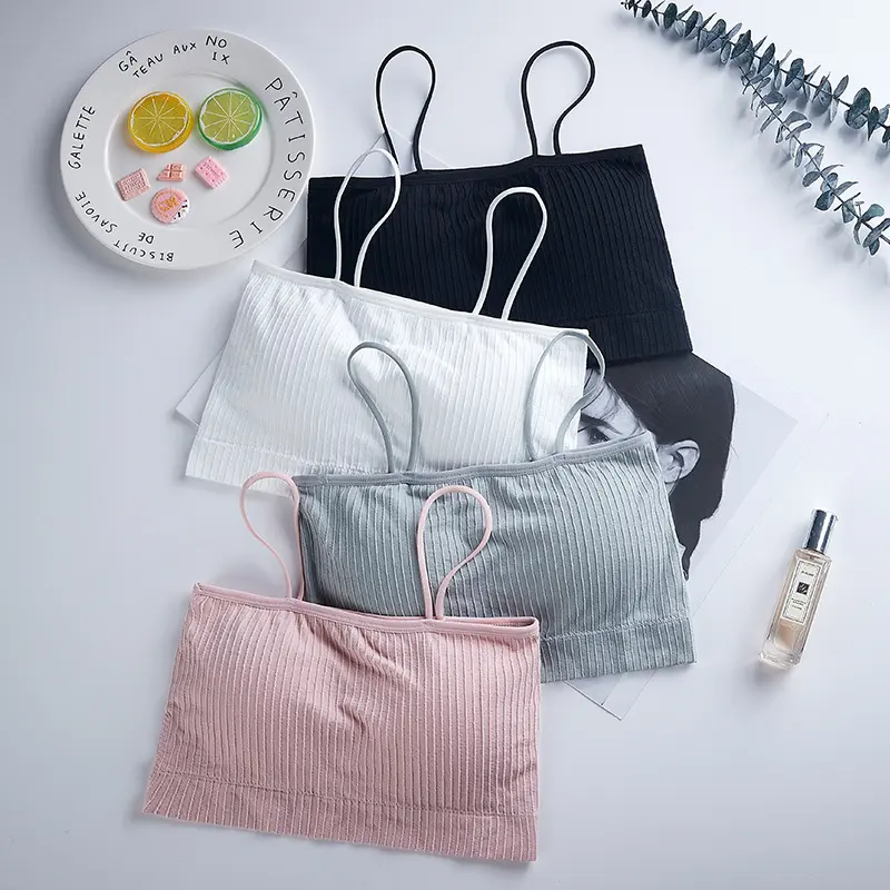 PARIS Bra Cewe Kemben Pakain Dalam Wanita Bh Seamless Ukuran Free size Bahan Nylon Dengan 11 Varian Warna Motif Polosan 1012 4
