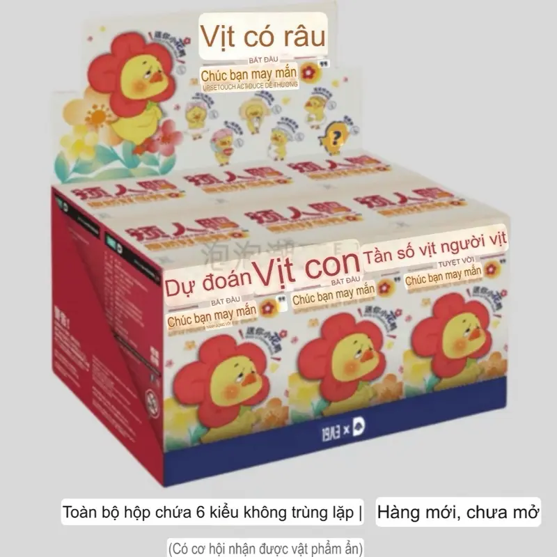 [Sẵn hàng hỏa tốc HCM) Vịt quạo upset duck ver2 - blind box - check card Hàng Chính Hãng shin chan