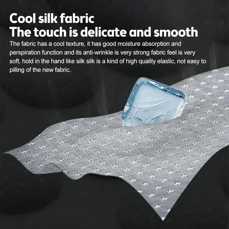 Product Introduction of [COD+Limited Time Offer] High quality Car Cushion Summer Cool Cushion Ice Silk Seat Cover Car Cushion Seasonal Universal Cooling Cushion Seat Protector Pad 25