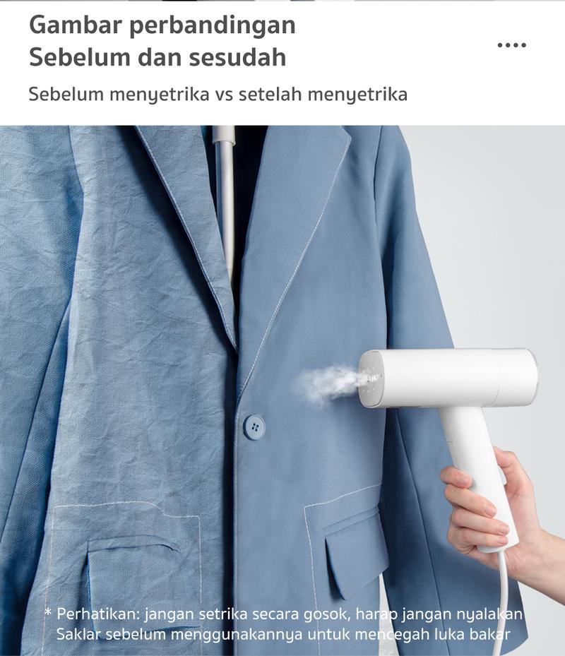 Product Introduction of 【Super Deals】Simplus (COD) Setrika Uap Low Watt/ Seterika Uap portabel/ Seterika Uap Mini/ Seterika Listrik/ Seterika Baju/ Pakaian Rumah Tangga/ travel friendly/ Laundry/ Steam Irons/ Bergaransi Satu Tahun 29
