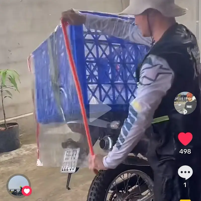 [TRONG VEO 2] - Trùm PVC dày trong suốt trụm sọt chở hàng chống nước, trùm sọt shipper