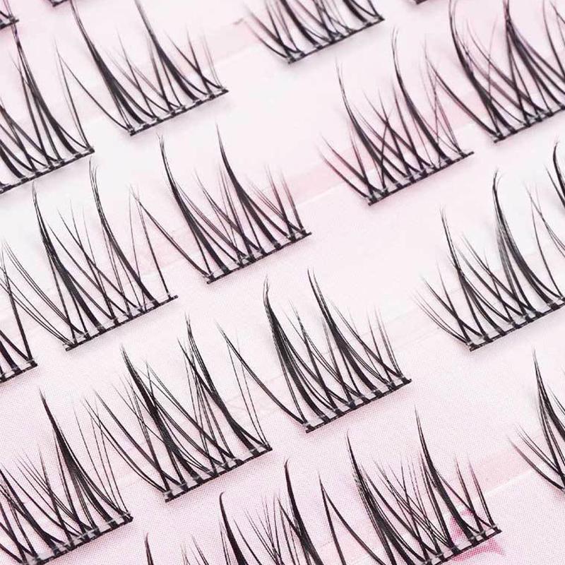 Product Introduction of Milk Cat Love Letter Series Fake Eyelashes Glue-Free Individual Single Tuft Eyelashes DIY Eyelash Extension Tool 27