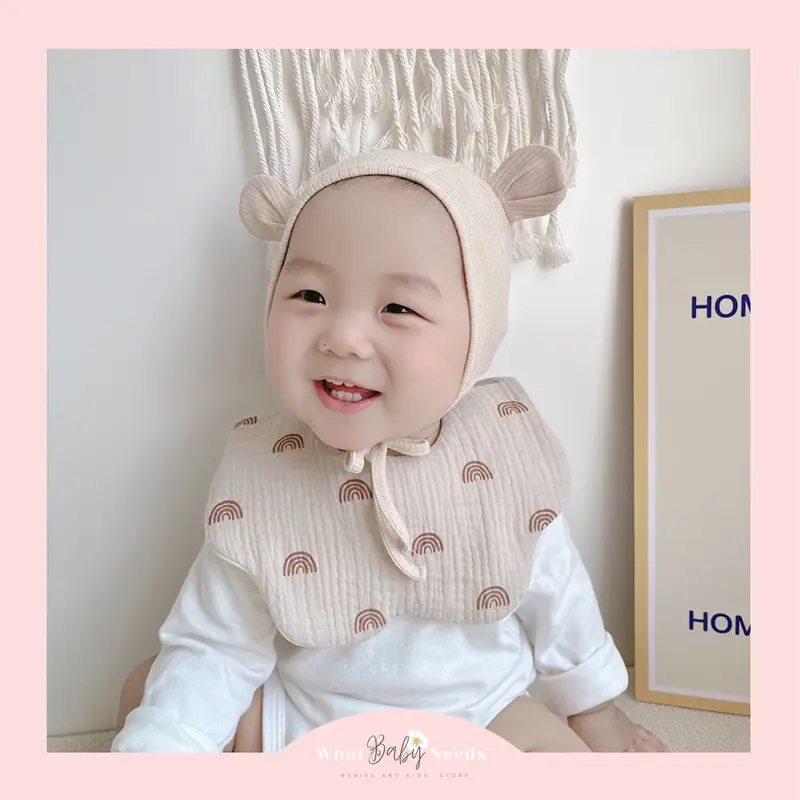 What Baby Needs - Lena Cloth Bib / Celemek Kain Anak Bayi / Baby Slabber 2