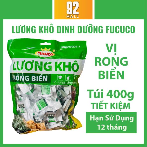 Lương Khô Rong Biển Gói 400g gồm 26 Viên Ăn Vặt Dinh Dưỡng