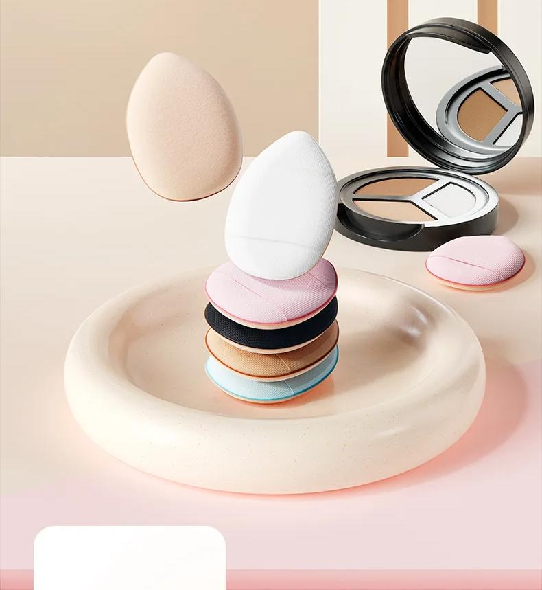 Product Introduction of mini Mini Fingertip Powder Puff Small steamed bun finger Air cushion Foundation liquid cake makeup for face small makeup egg 13