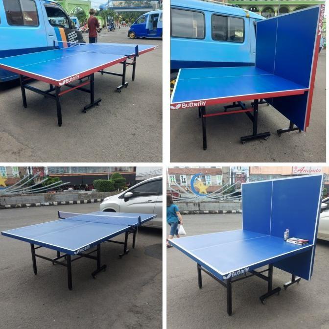 promo spesial Tenis Meja Butterfly MDF / Meja pingpong - Merah 4