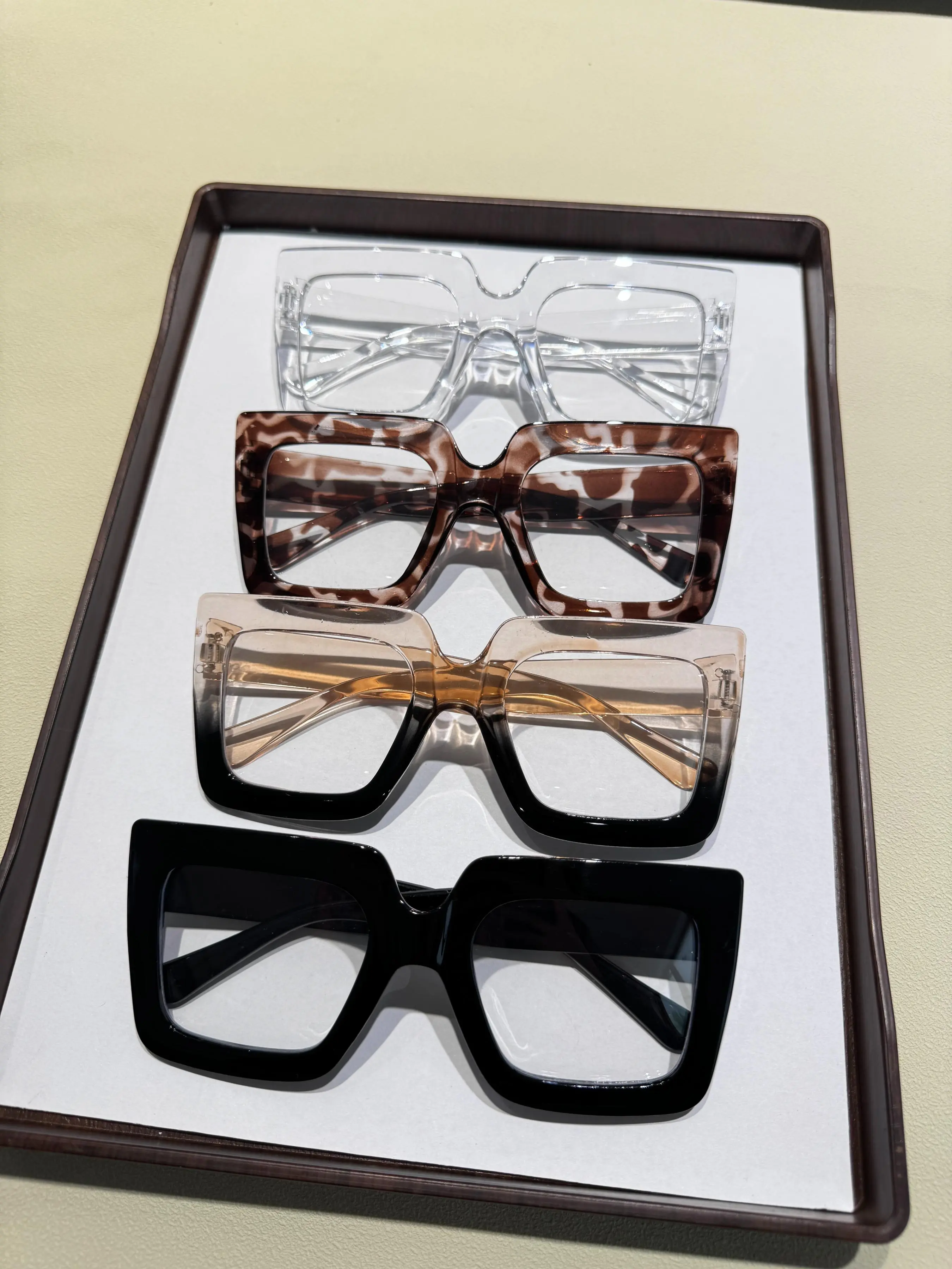 Fashionable Trendy Eyeglasses, Summer Square Frame Eyeglasses for Women, Fashion Eyeglasses for Work, Daily Clothing Decor, Perfect for Student Daily Use