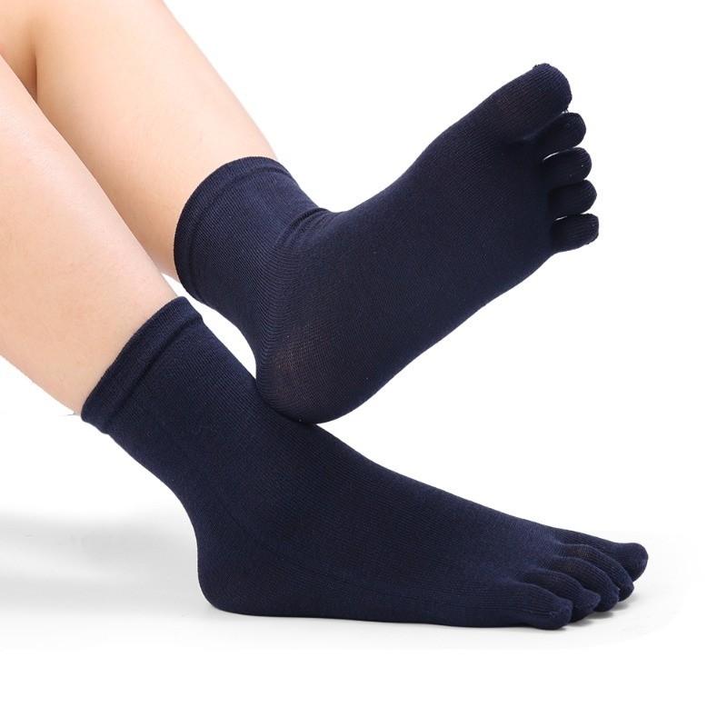 Product Introduction of Men Five-toe Breathable Ankle Socks Solid Color Casual Comfortable Sock for Women Fashion Five Fingers Sports Middle Tube Cotton Socks 16