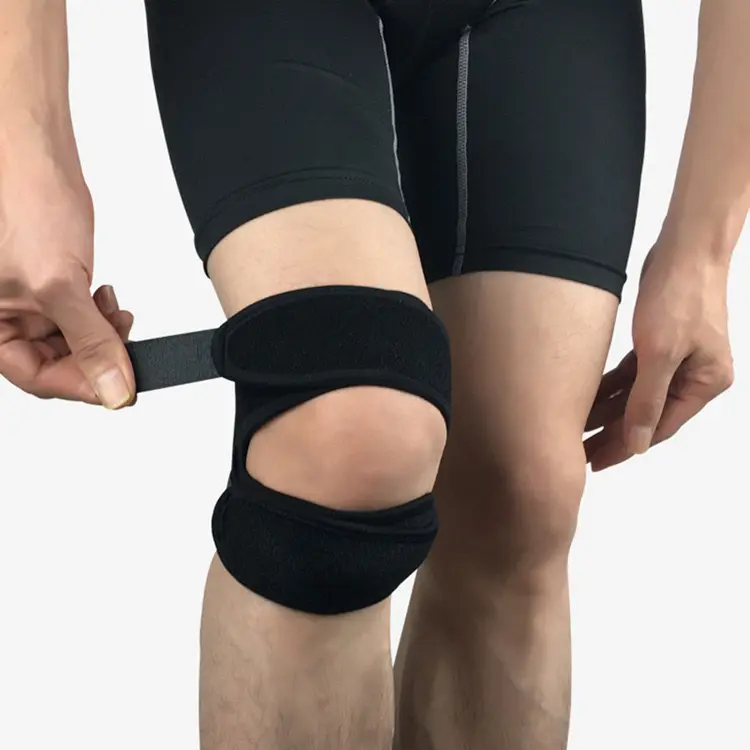 2025 Patella Strap Sports Knee Brace for Men Basketball Running Injury Compression Support Fitness Knee Meniscus Brace
