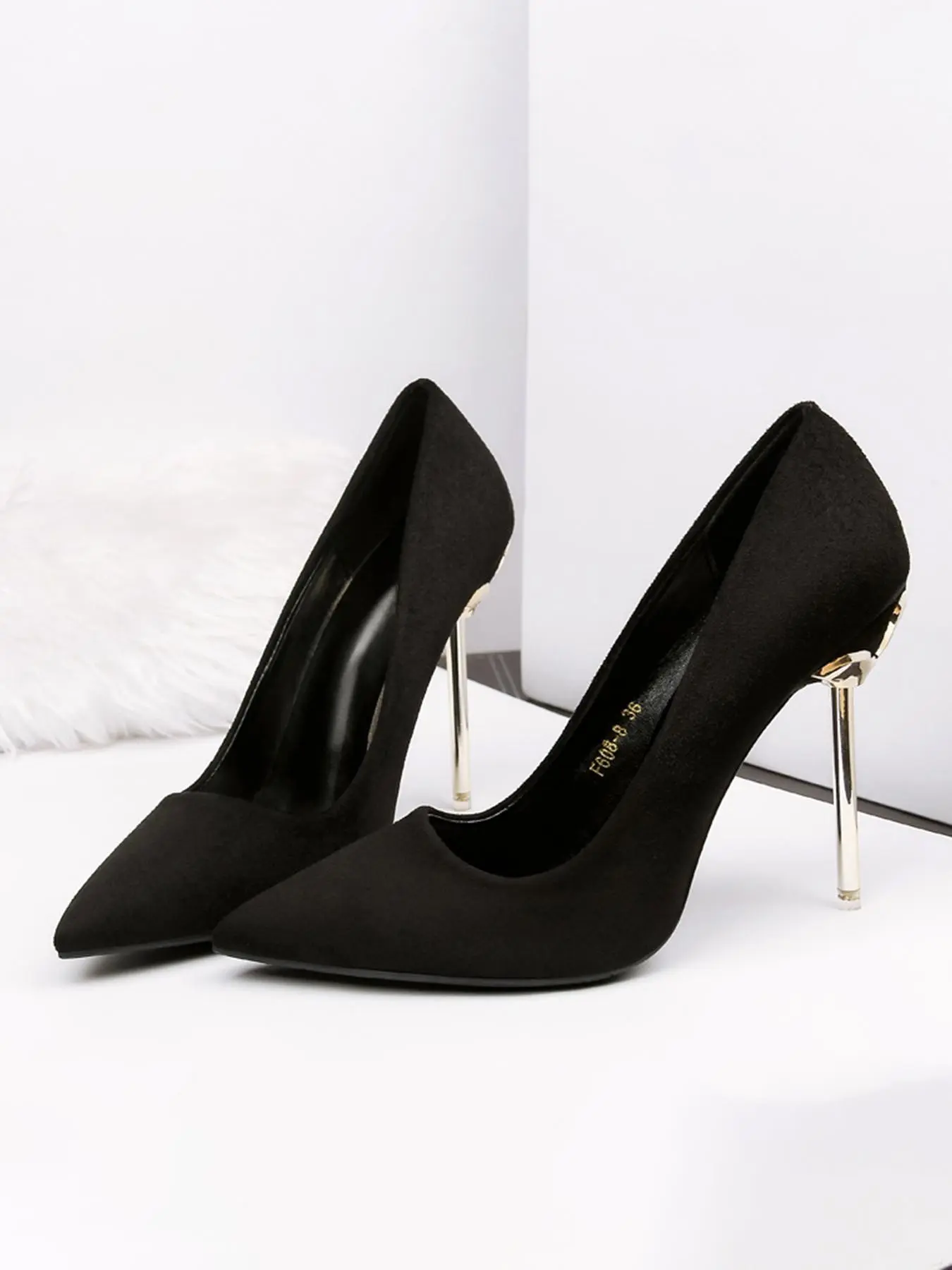 Women's Sexy Solid Color Stiletto Heels, Elegant Pointed Toe High Heels for Party, Banquet, Fashionable Shoes for Daily Wear