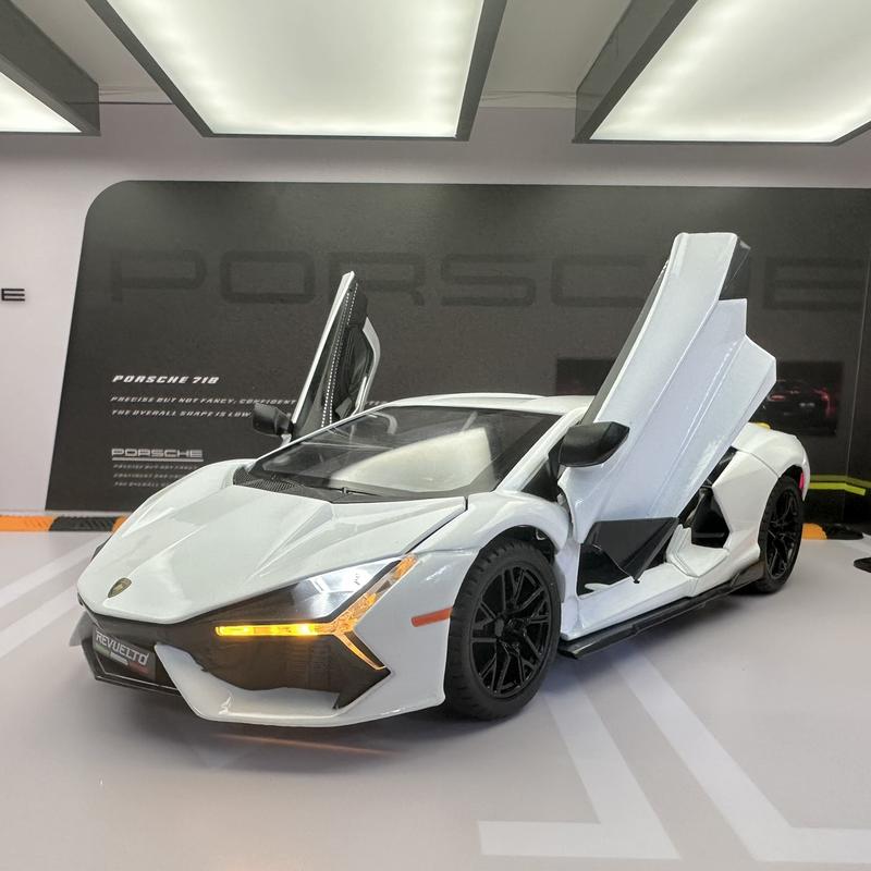 Product Introduction of Mô hình xe Lamborghini Lamborghini Revuelto tỉ lệ 1:24 hãng Jinlifang 27