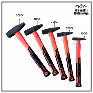 Palu Kaca Tukang Lancip 100g 200g 300g 400g 500g Gagang Fiber Kuat Kokoh Berkualitas CAB