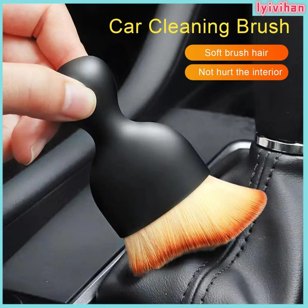 [lyivihan]_ Dust Removal Brush 2 Pcs Mini Keyboard Brushes for Home Car Gap Small Space Cleaning Tool Dust Removal Auto Center Console Air Conditioner Outlet