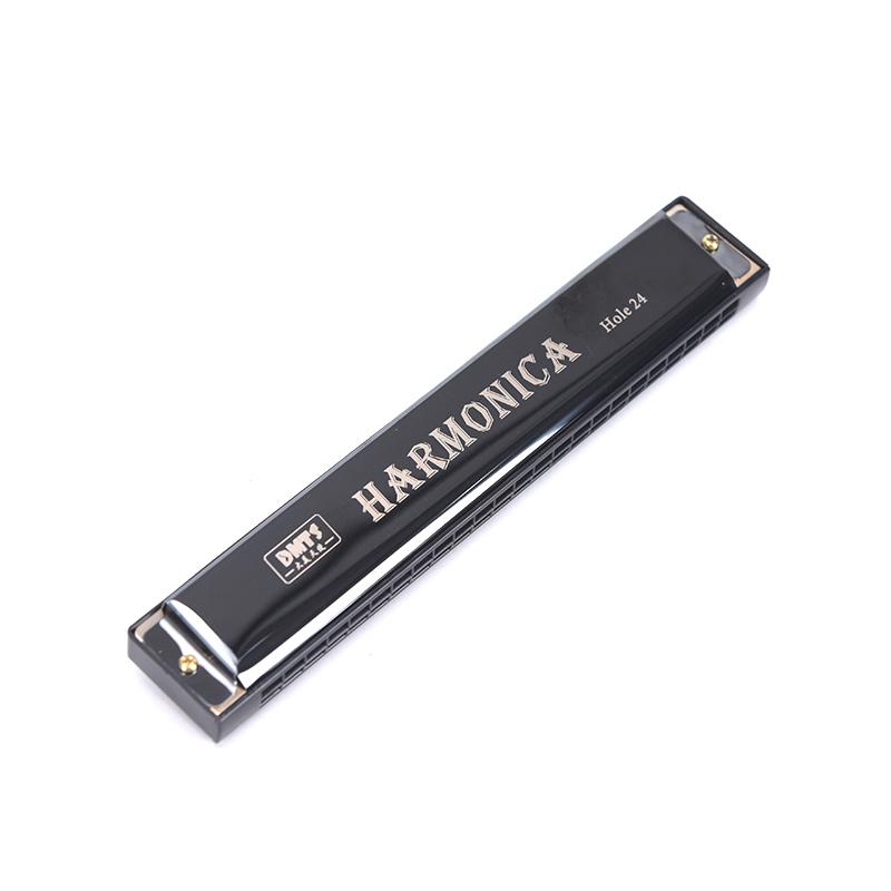 [TTAA] 24 Hole Key Of C Play Harmonica Tremolo Harmonica Mouth Organ Double Row Blues 6