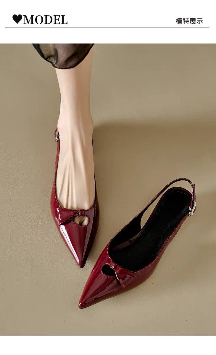 Product Introduction of Pointy heels for women Rubber buckle 15