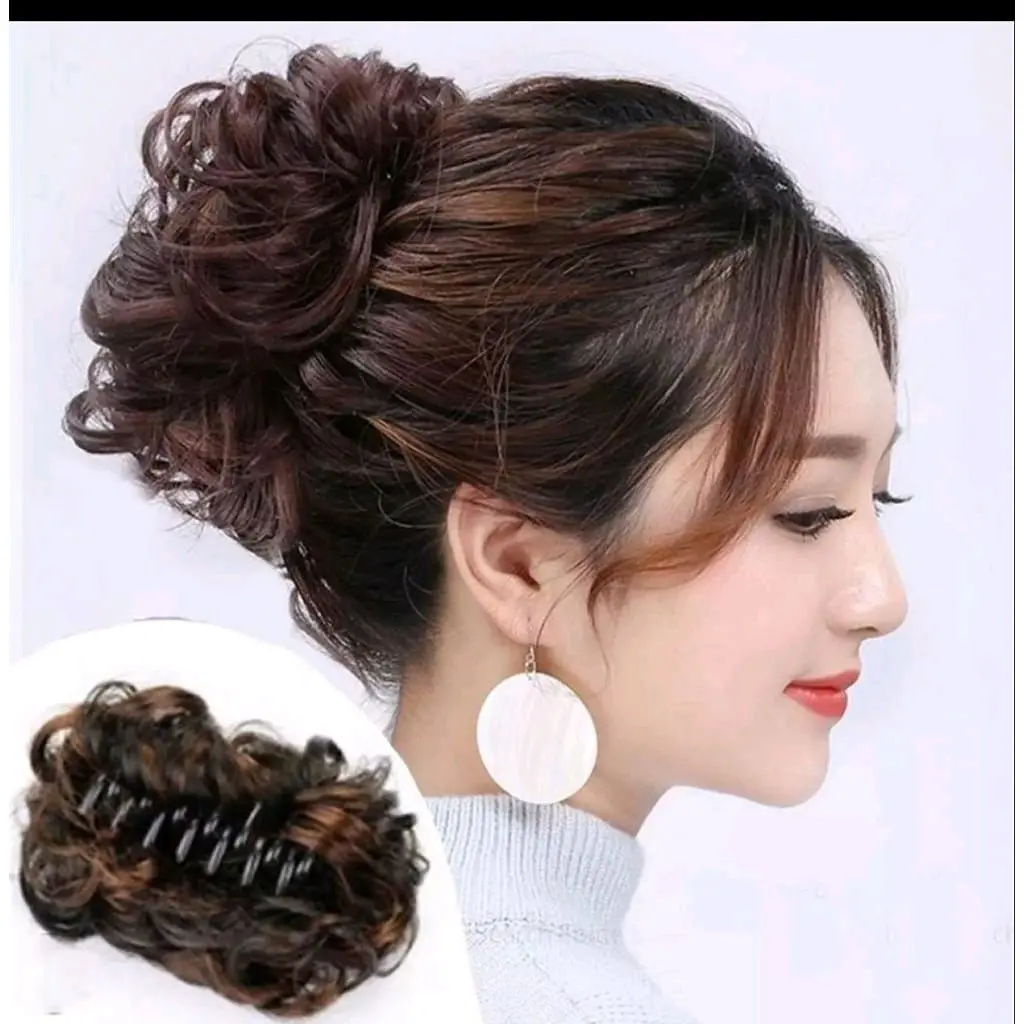 JEPIT RAMBUT PALSU / sanggul acardion / sanggul rambut tambahan cepol
