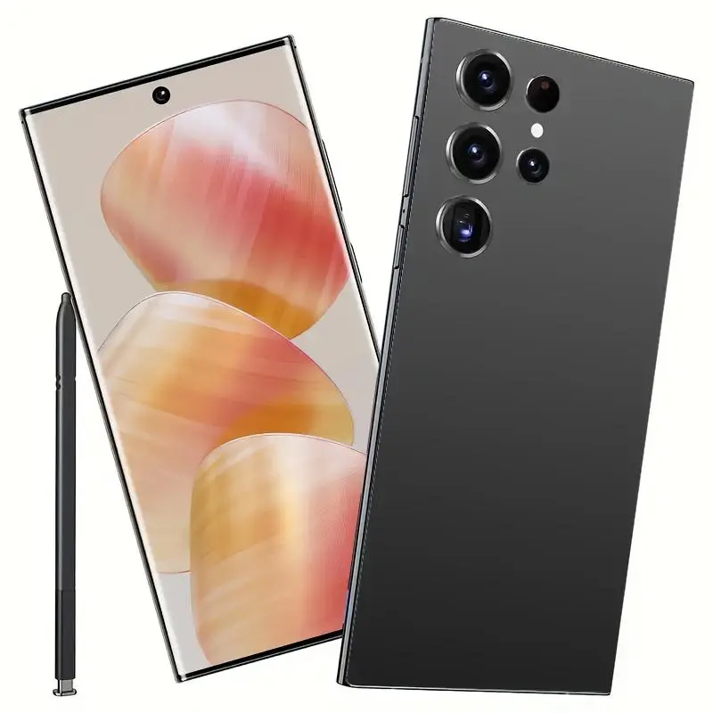 2025 Latest 6.8 Inch Unlocked Android 5G Large Smartphone - 1080*1920 HD Display, Dual 108MP 48MP Camera, Long-Lasting 6800mAh Battery, Fast Charging, GPS Function, Built-in Stylus, Facial/ Fingerprint Recognition Unlock, 8GB RAM 256GB ROM, 6