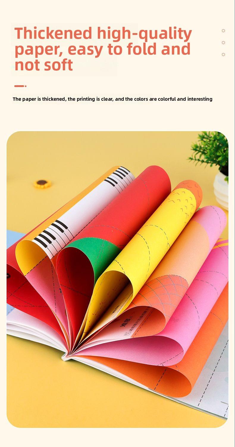 Product Introduction of Creative Origami Book 3D Paper Airplane Craft Kit For Kids Children Age 5-12 Educational STEM DIY Art Projects Step By Step Tutorials With Colorful Paper Sheets Indoor Rainy Day Activities Creative Fun Learning Toys 10