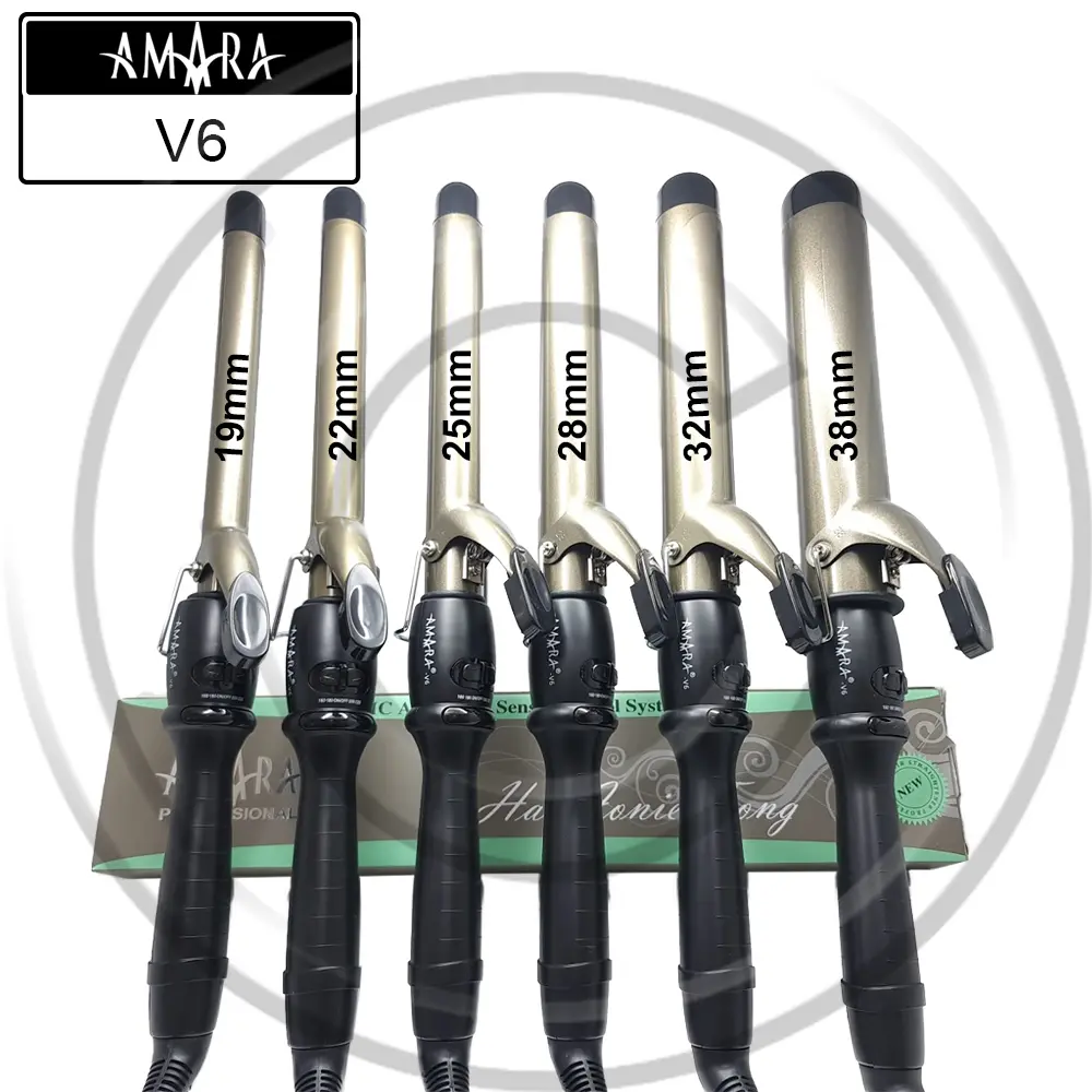Amara Curlingtong V6 / Pengeriting Rambut / Curly / Klingtong / Klintong / Cepat Panas / Tahan Lama 38mm catok wave tidak steker eu catokrambut murah