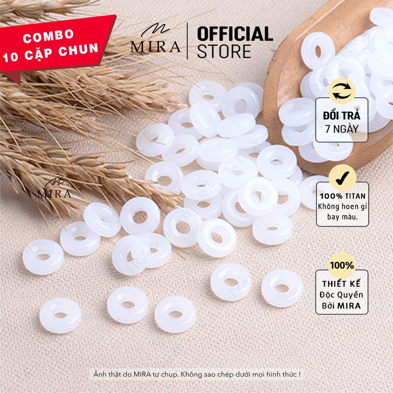 Combo 10 Cặp Chun Chặn Charm, Sử Dụng Cho Tất Cả Dòng Lắc MIRA