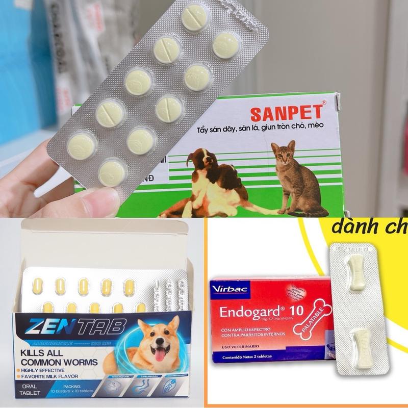 1 viên sổ giun cho chó mèo Sanpet Virbac Diva cho thú cưng mọi lứa tuổi