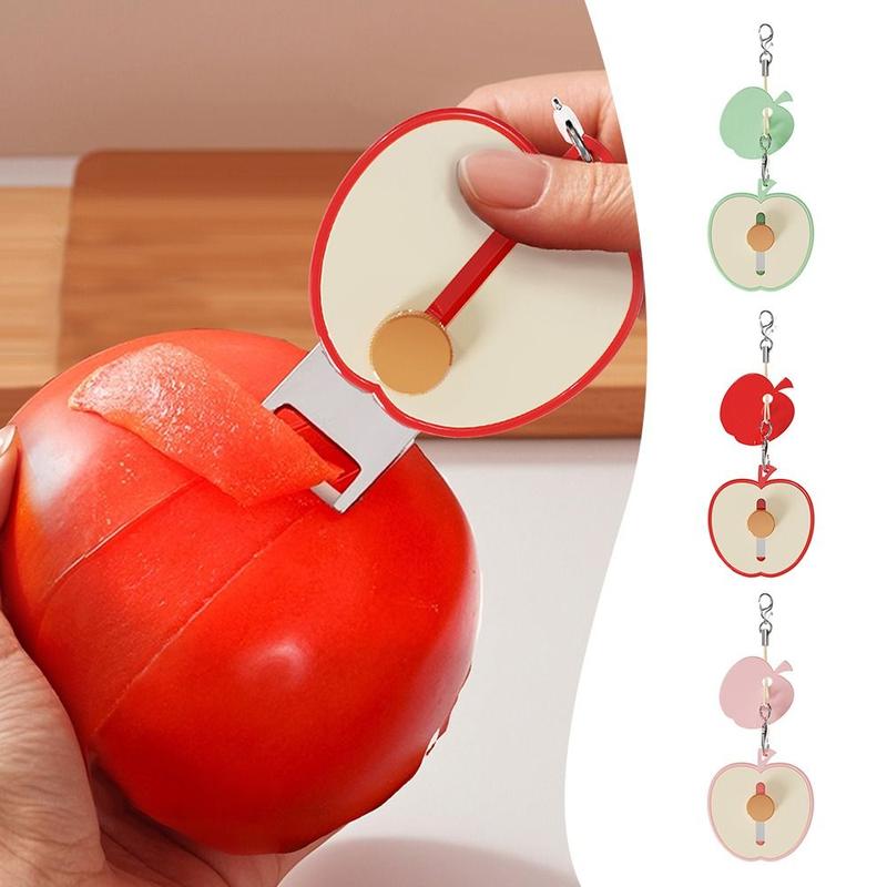 New Peeling Tool Retractable Mini Peeler Durable Portable Fruit Peeler Multifunctional Extendable Manual Peeler for Camping Picnics Outdoor Activities 1