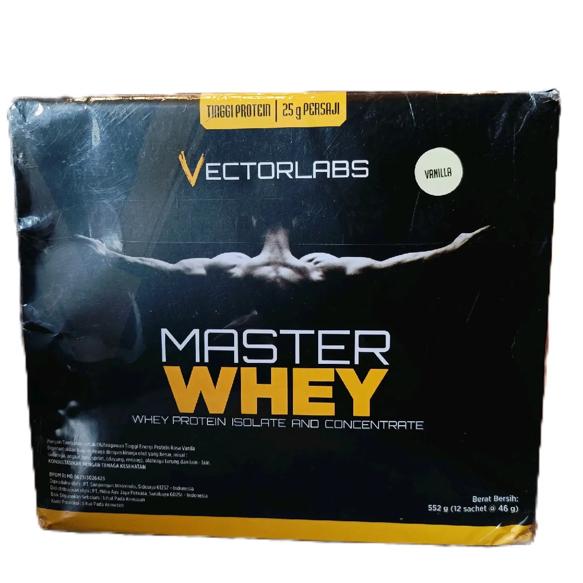 VECTORLABS MASTER WHEY BOX 12 SACHET SASET 1 LBS VECTORLABS MASTERWHEY ...