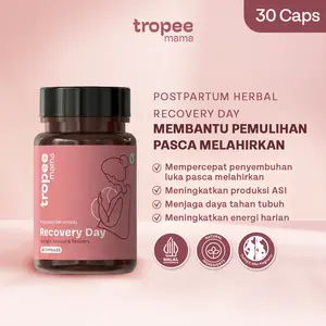 Tropee Mama Postpartum Herbal Day Capsule | Suplemen Herbal untuk Pemulihan Ibu Setelah Melahirkan