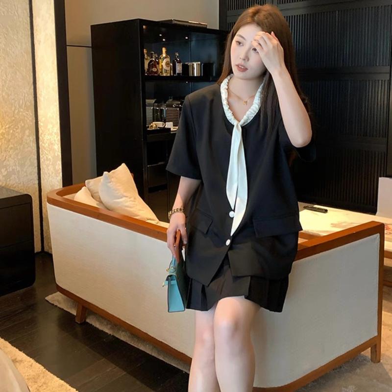 Áo kiểu Hàn Quốc phối nơ cho nữ- Women 1