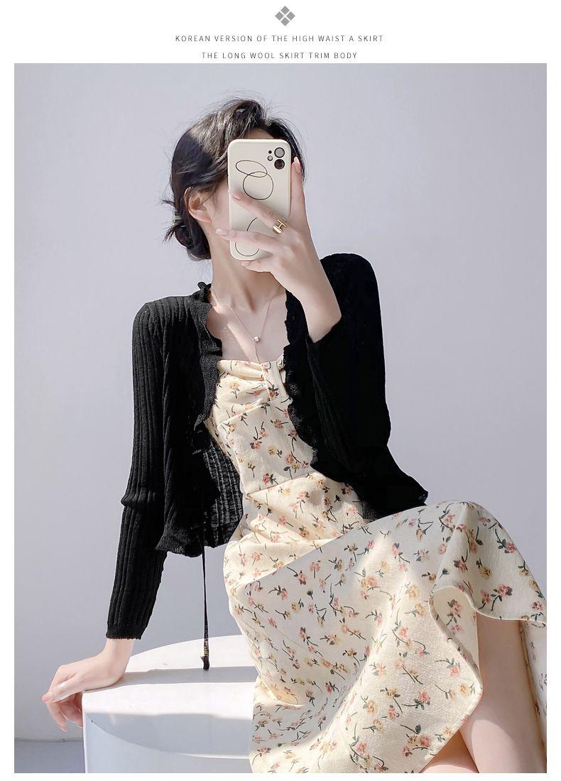 Product Introduction of Áo Cardigan Dệt Kim, Chống Nắng, Áo Cánh Che Kín Ngoài Mỏng Cho Nữ, Khăn Choàng Mùa Hè, Áo Khoác Vai Nhỏ Bằng Lụa Lạnh 16
