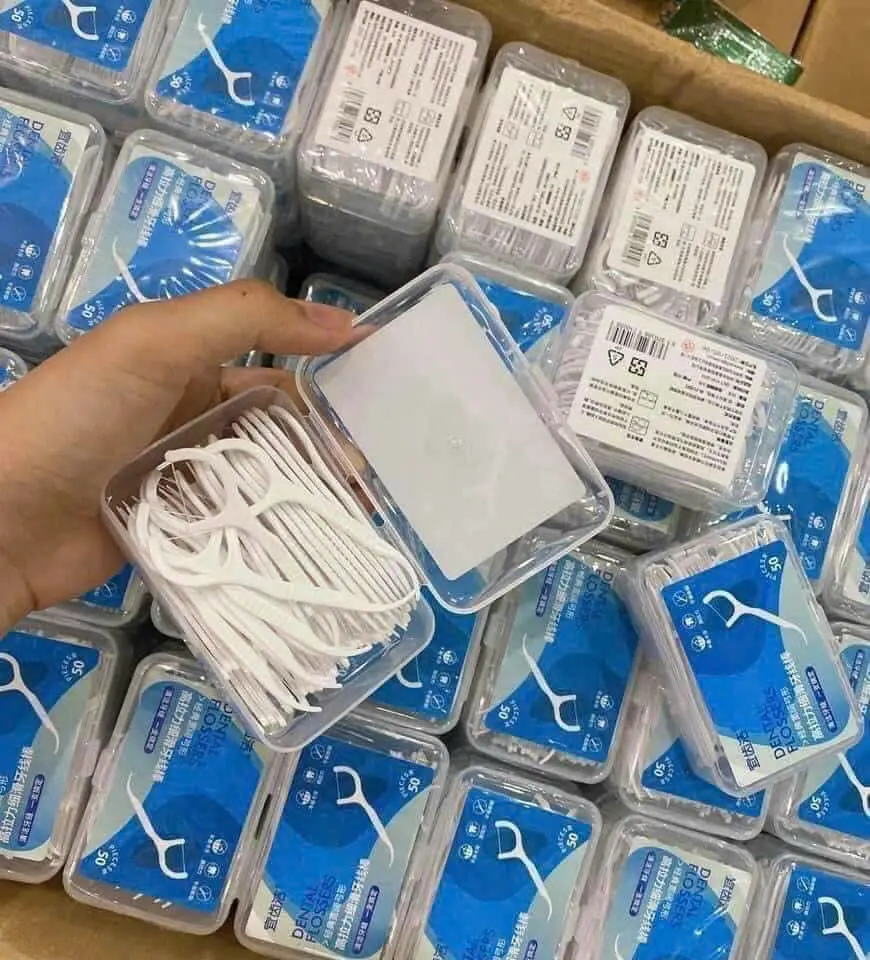 Combo 12 Hộp Tăm Chỉ Nha Khoa - sử dụng để làm sạch giữa các răng - PVN5673