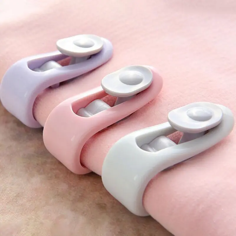 AT 6 Pcs/set Non-slip Duvet Quilt Clips Plastic Blankets Fastener Clip Non-slip Bed Cover Duvet Sheet Fixer
