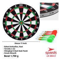 Gambar SPEEDS Dartboard Panahan Dinding Permainan Lempar Mainan Panah Dart Ukuran 15inch 004-5 - 12inch (12mm) dari via olahraga yoga Kota Surabaya 2 Tokopedia