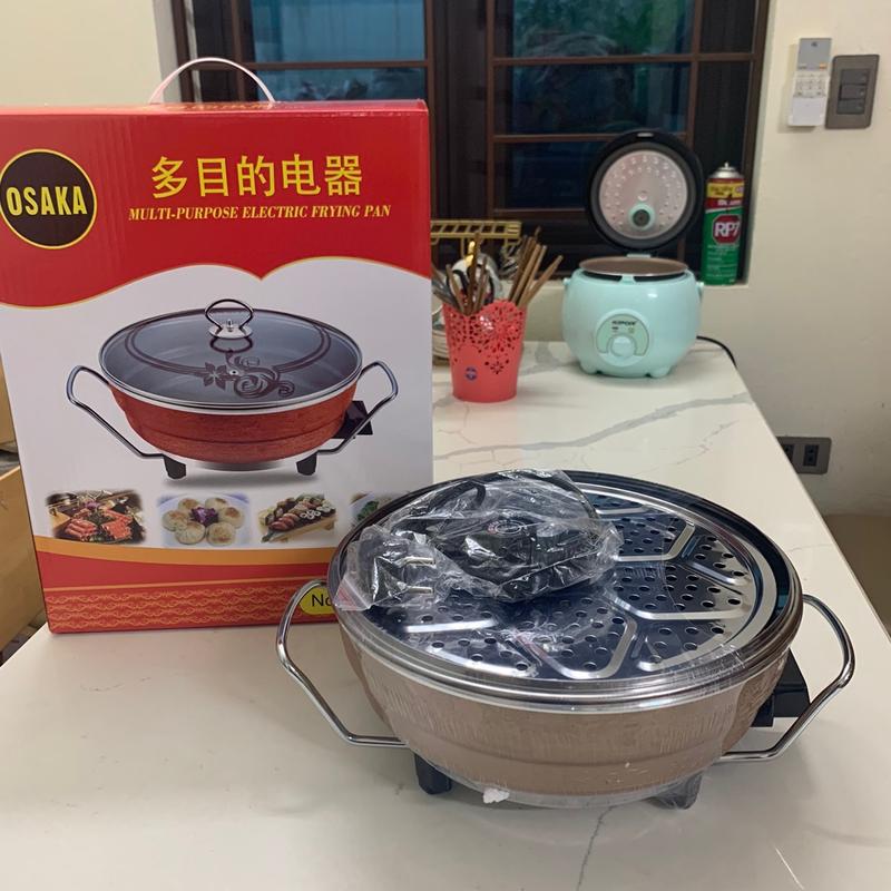 Nồi Lẩu Điện Đa Năng Cao cấp OSAKA [ BH 1 NĂM] Công Nghệ Nhật Bản Nồi Điện Nồi Lẩu Điện