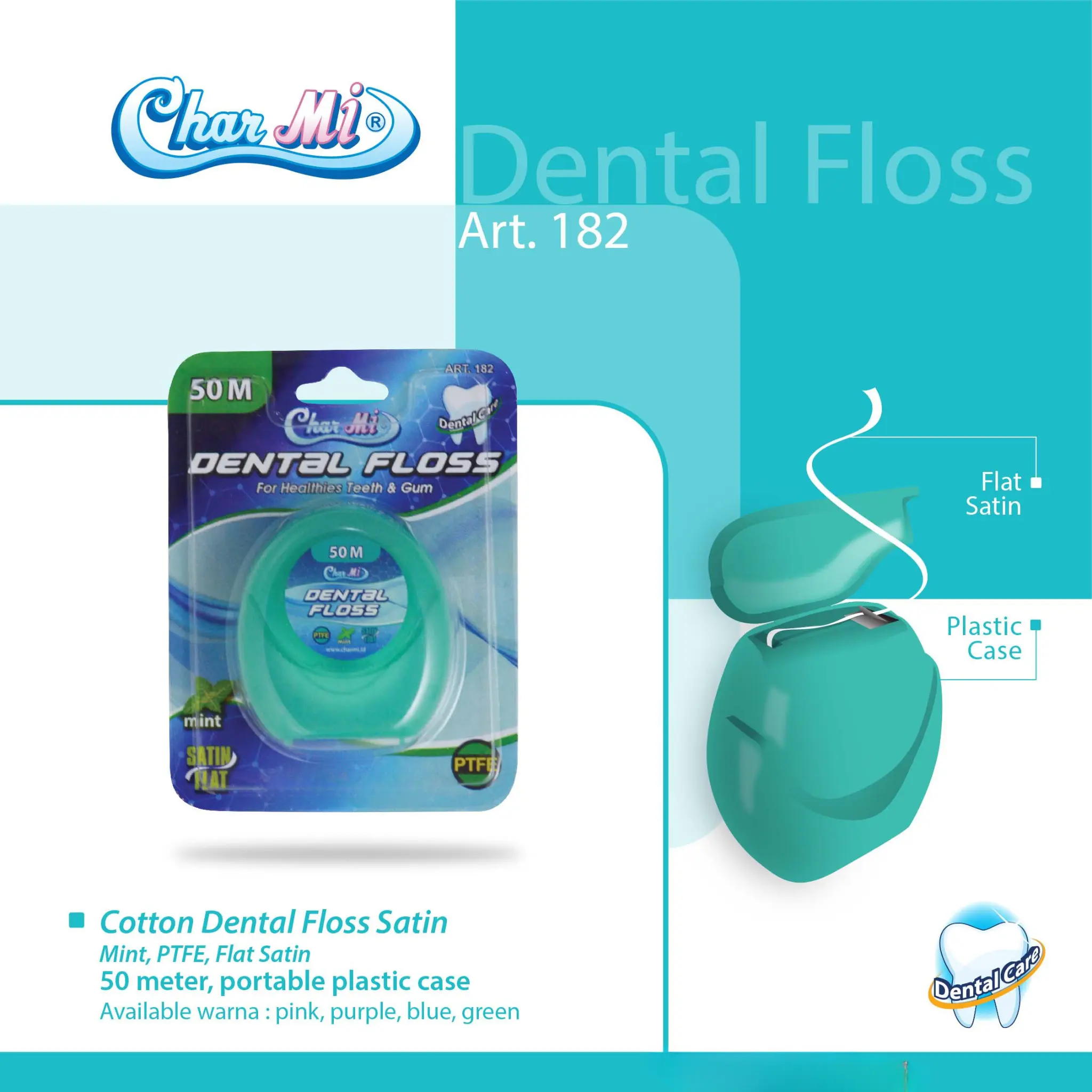 Benang Gigi Dental Floss Charmi 182