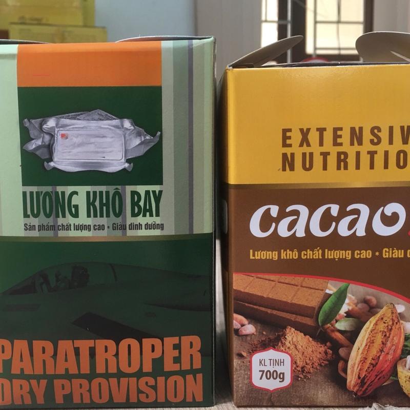 Combo 2 hộp lương khô (lk bay và lk cacao) Snack Food