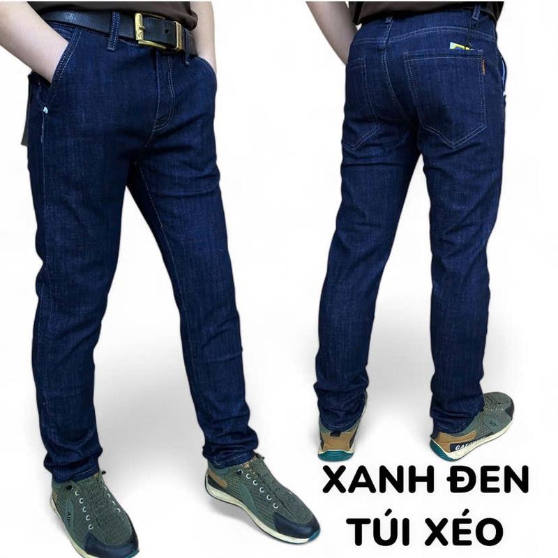  Quần Jean Nam Túi Xéo Xanh Đen JEANVIET Mã - 21 Menswear Pants Có Túi quầnjeans nam Chất liệu vải denim đẹp và bền đẹp denim  life   denim raw quanjean jeans quan bodentron quanjeans caocap 
