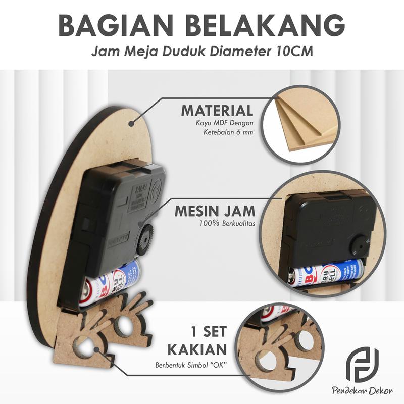 Jam Dinding Kayu  Anime One Piece Pajangan Minimalis Classic Unik Dekorasi Shabby Mesin 5