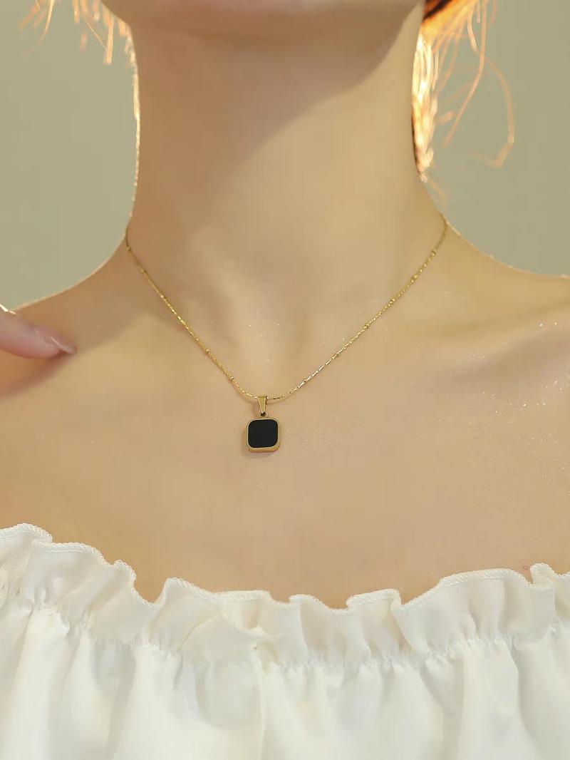 Product Introduction of Kalung Wanita Titanium Aksesoris Daily Premium Anti Karat Tidak Luntur Kulit 12